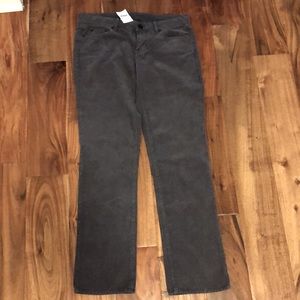 J Crew Vintage matchstick medium grey cords - 26s
